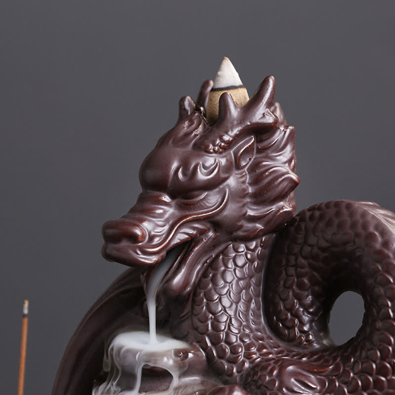 Räucherschale Drache Keramik Erfolg Geschenk