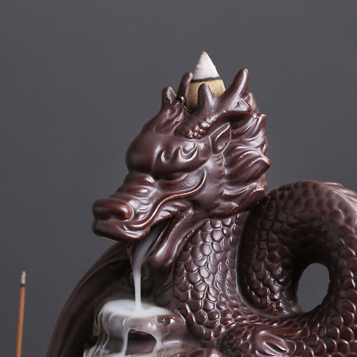 Räucherschale Drache Keramik Erfolg Geschenk