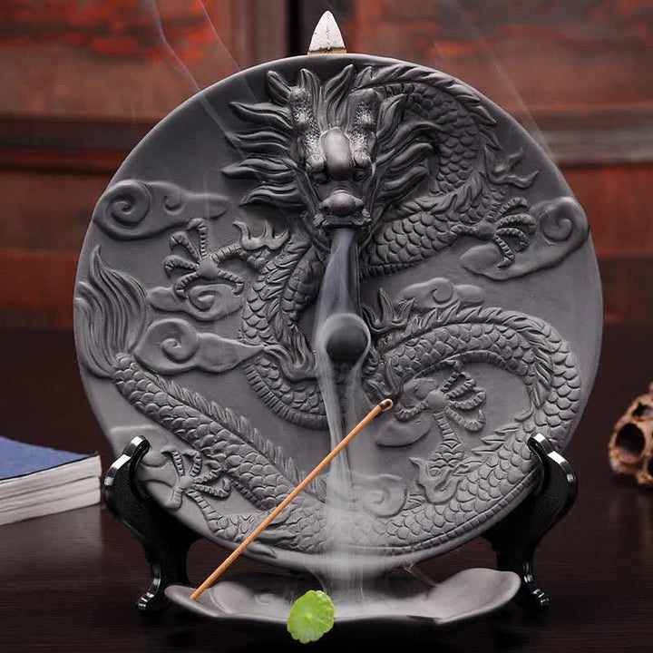 Räucherschale Drache Keramik Rückfluss Geschenk