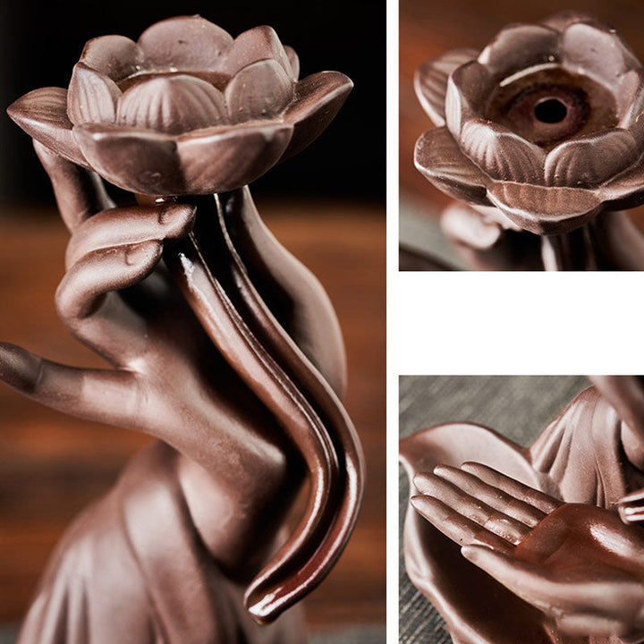 Räucherschale Lotus Bergamotte Glücksbringer