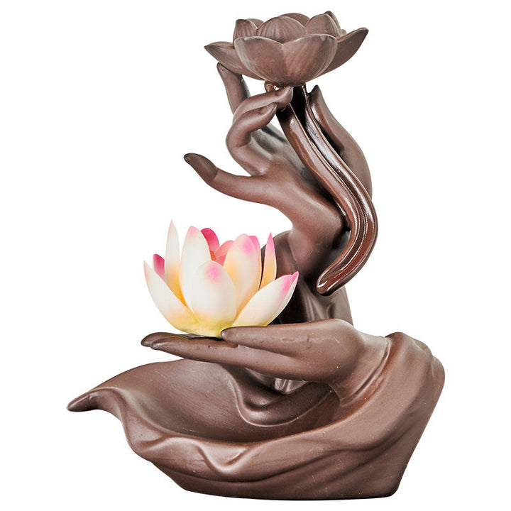 Räucherschale Lotus Bergamotte Wohnzimmer