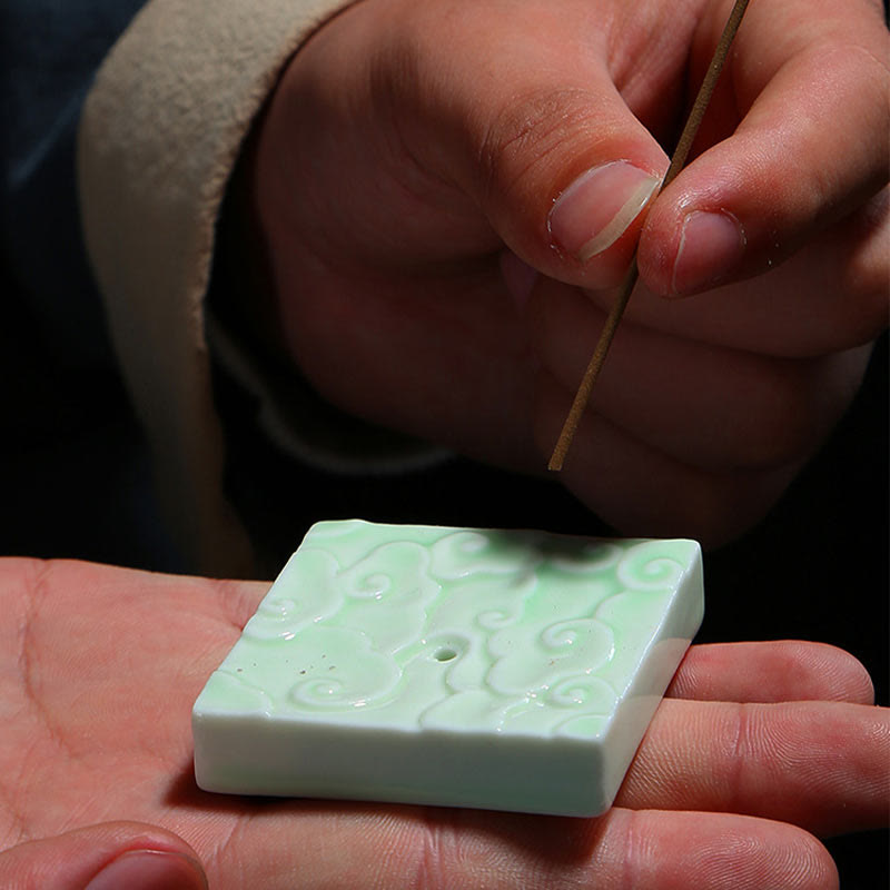 Räucherschale Mit Sieb Keramik Glückswolken Deko