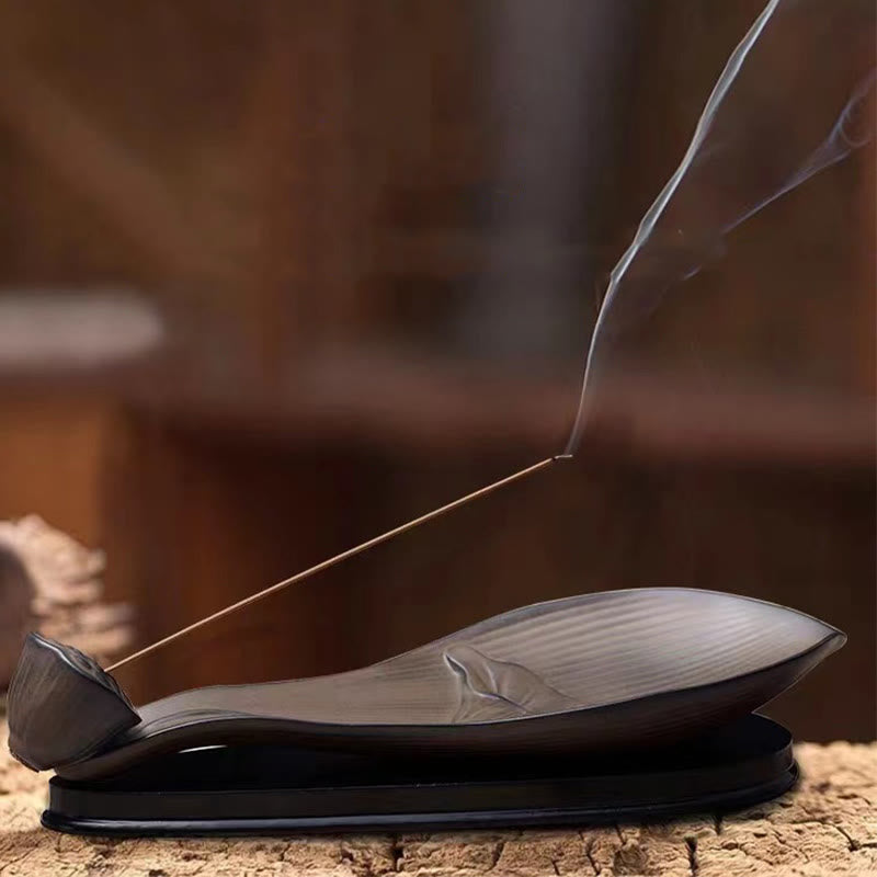 Räucherschale Mit Sieb Lotus Keramik Braun Geschenk