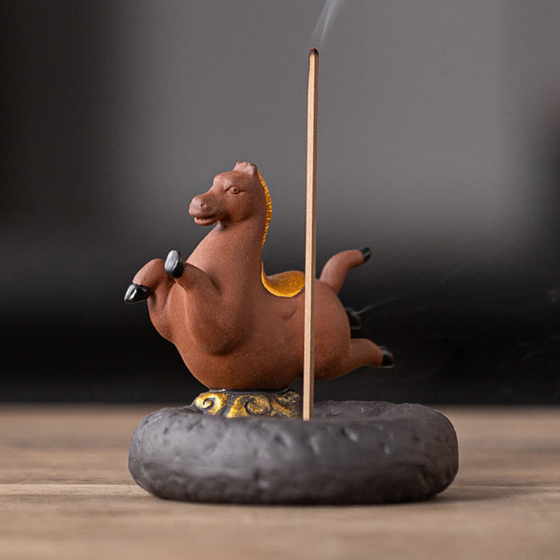 Räucherschale Pferd 2026 Keramik Deko Feng Shui