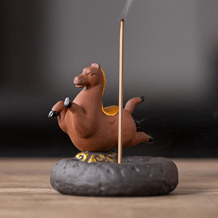 Räucherschale Pferd 2026 Keramik Deko Feng Shui