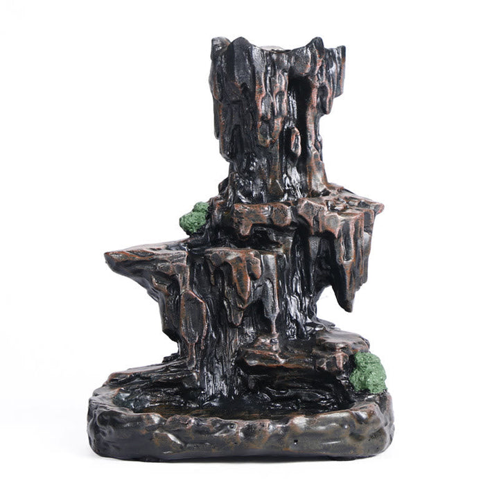 Räucherschale Wasserfall Berg Turm Feng Shui