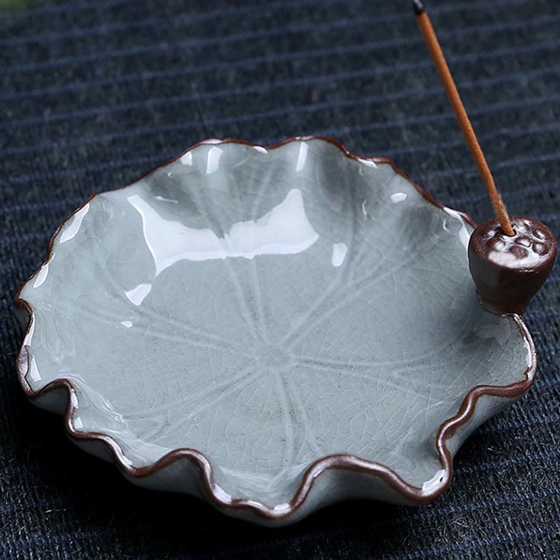 Räucherschalen Lotus Pflaumenblüte Keramik Rückfluss Geschenk