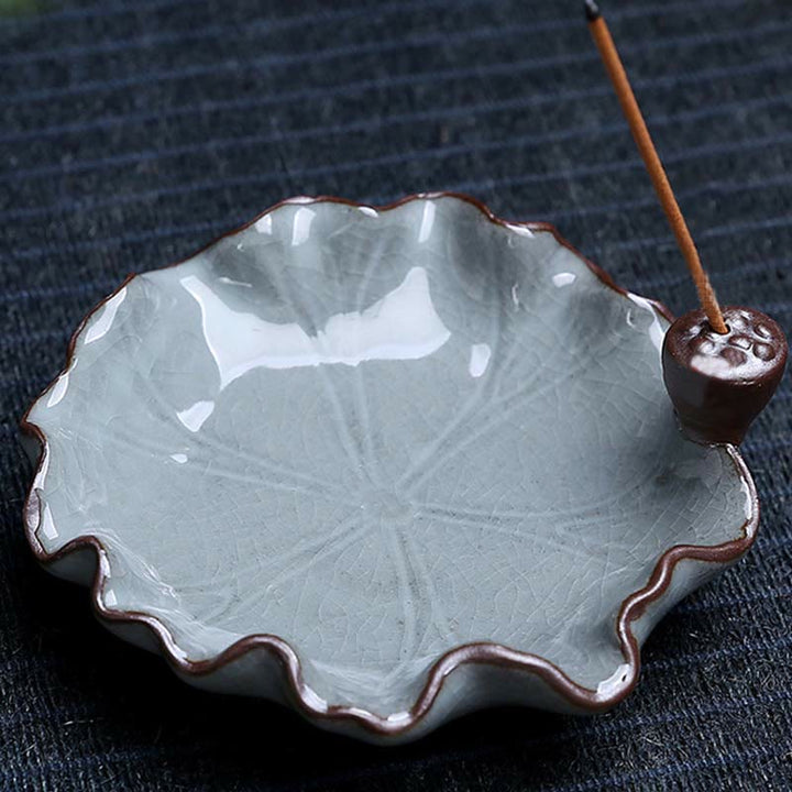 Räucherschalen Lotus Pflaumenblüte Keramik Rückfluss Geschenk