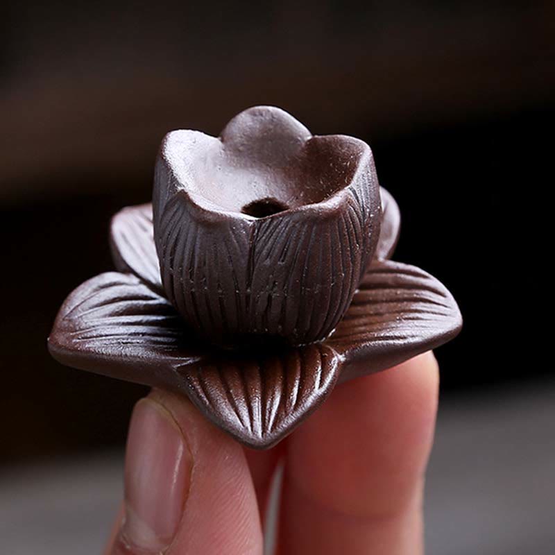 Räucherschalen Lotus Pflaumenblüte Keramik Rückfluss Statue