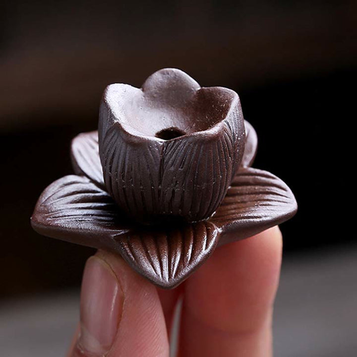 Räucherschalen Lotus Pflaumenblüte Keramik Rückfluss Statue