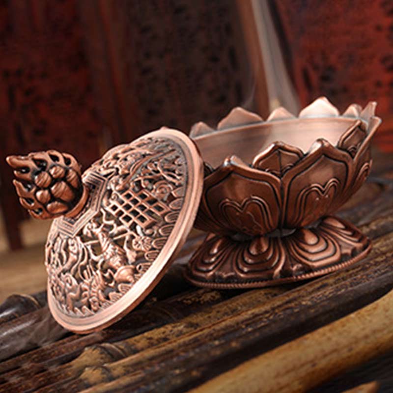 Räucherstäbchen Halterung Lotus Keramik Feng Shui