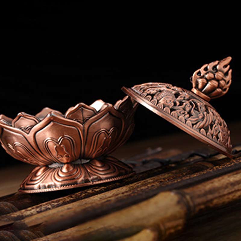 Räucherstäbchen Halterung Lotus Keramik Glücksbringer