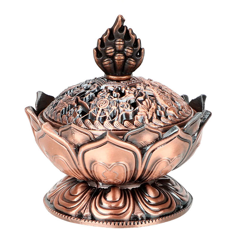 Räucherstäbchen Halterung Lotus Keramik Statue