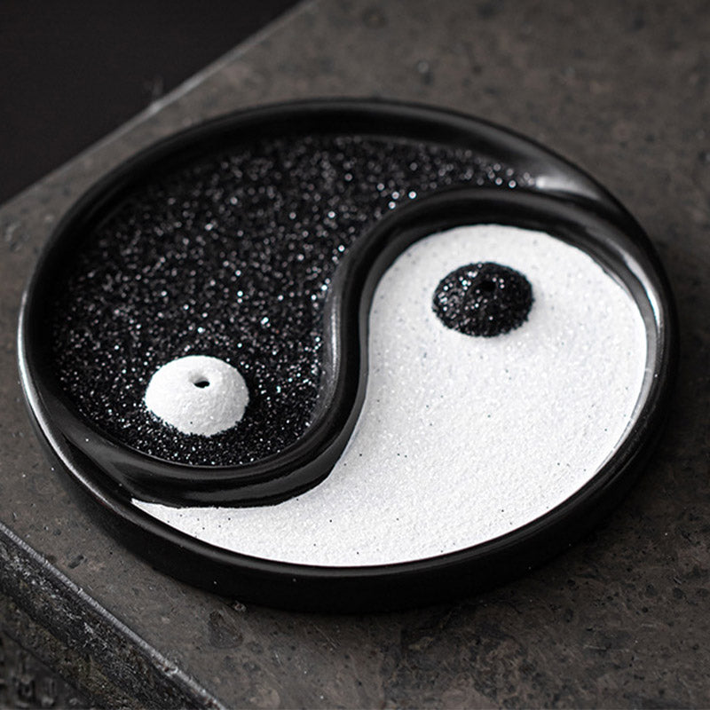 Räucherstäbchen Halterung Yin Yang Zen Deko