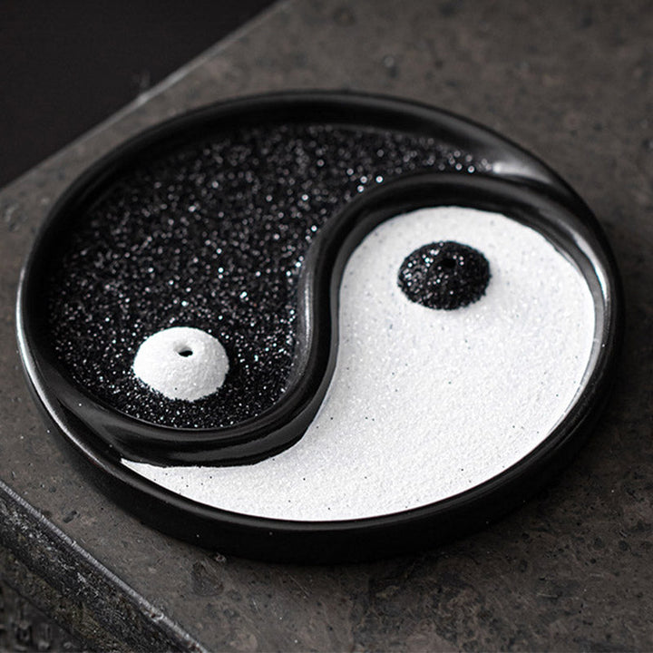 Räucherstäbchen Halterung Yin Yang Zen Deko