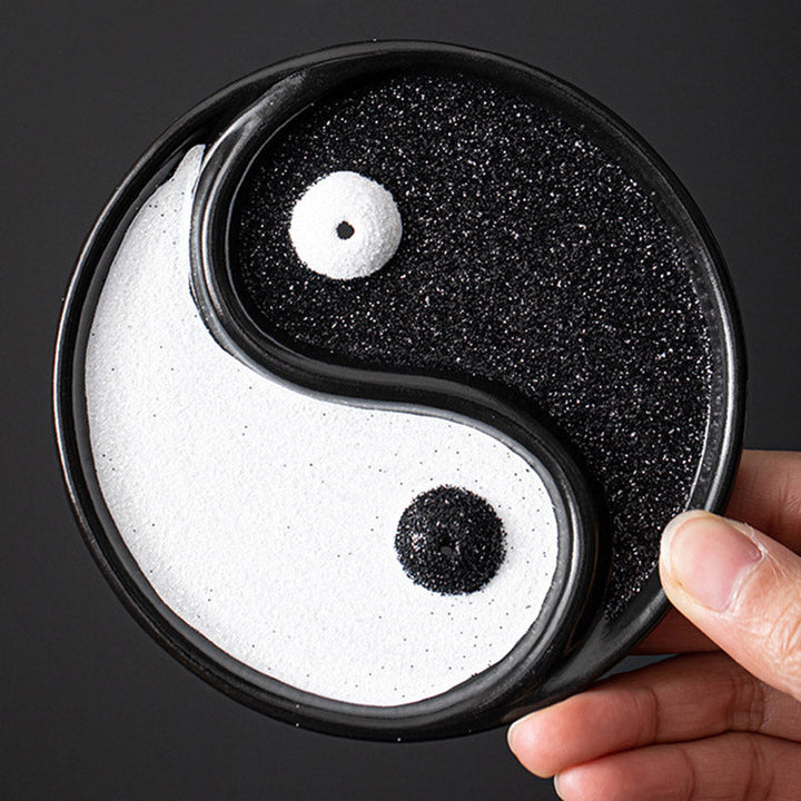 Räucherstäbchen Halterung Yin Yang Zen Geschenk
