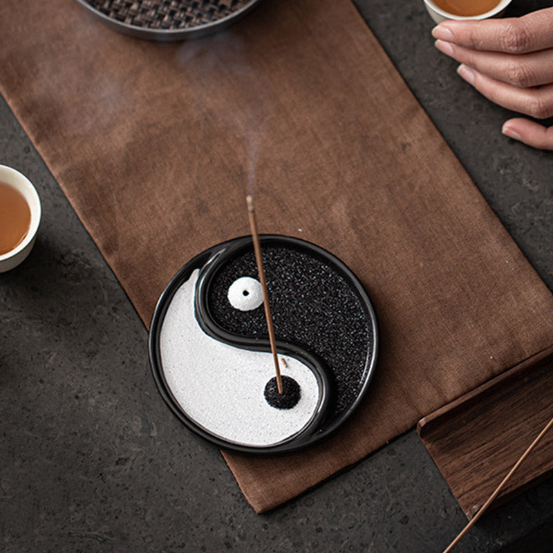 Räucherstäbchen Halterung Yin Yang Zen