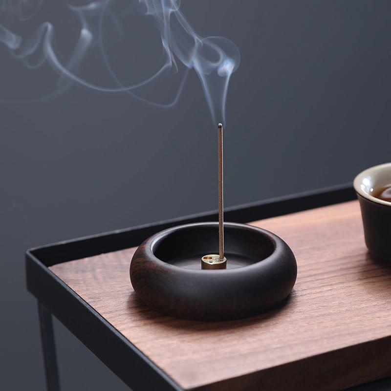 Räucherstäbchen Mit Halter Ebenholz Meditation Feng Shui