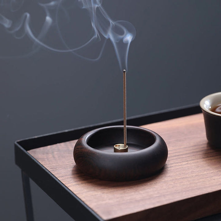 Räucherstäbchen Mit Halter Ebenholz Meditation Feng Shui