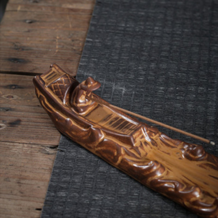 Räucherstäbchen Mit Halterung Boot Zikade Deko