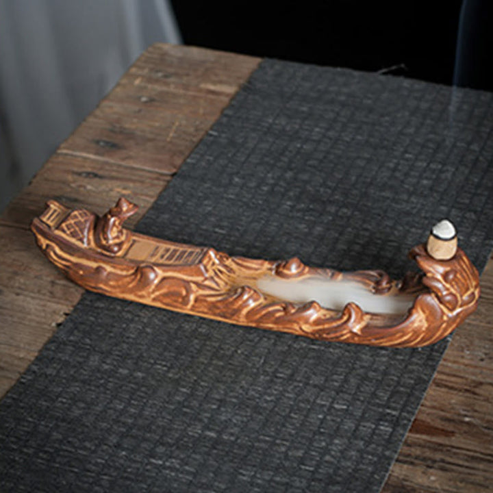 Räucherstäbchen Mit Halterung Boot Zikade Glücksbringer