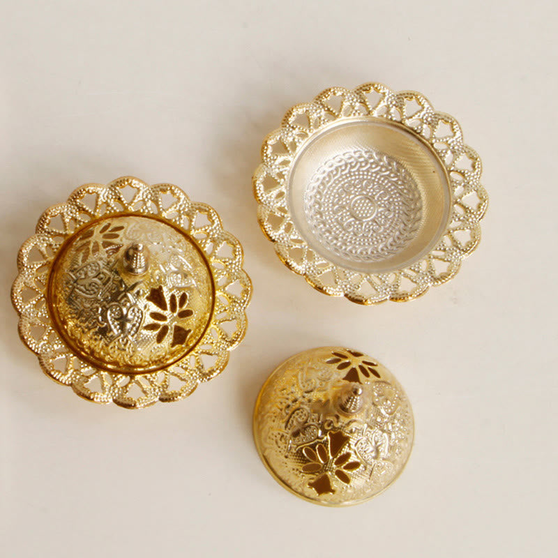 Räucherstäbchen Mit Halterung Gold Tibetisch Feng Shui