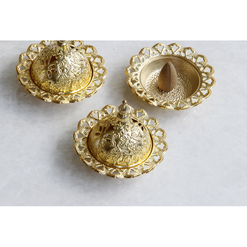 Räucherstäbchen Mit Halterung Gold Tibetisch Wohnzimmer