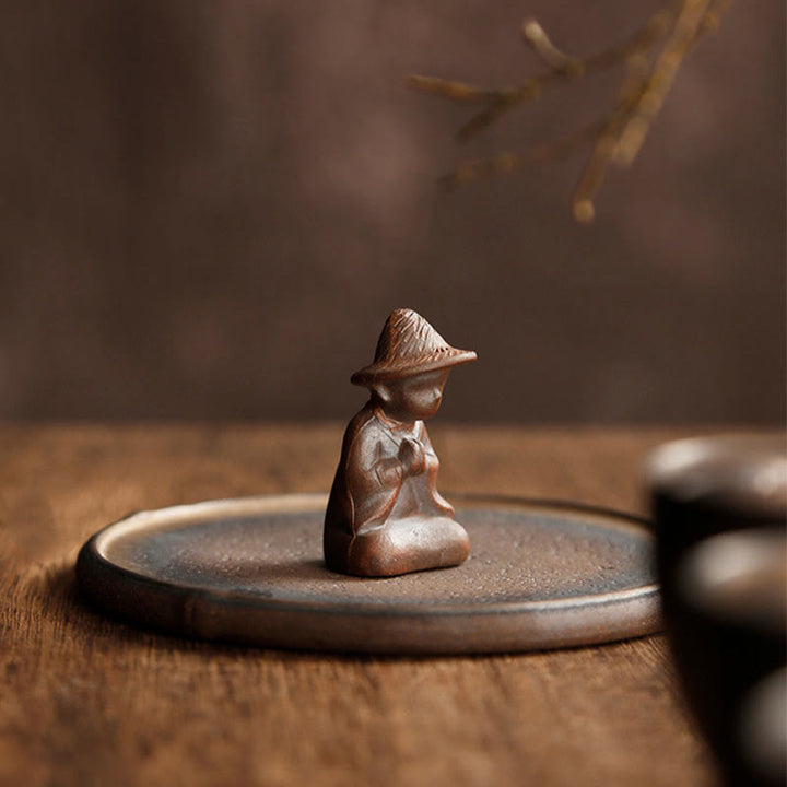 Räucherstäbchen Mit Halterung Keramik Figur Feng Shui