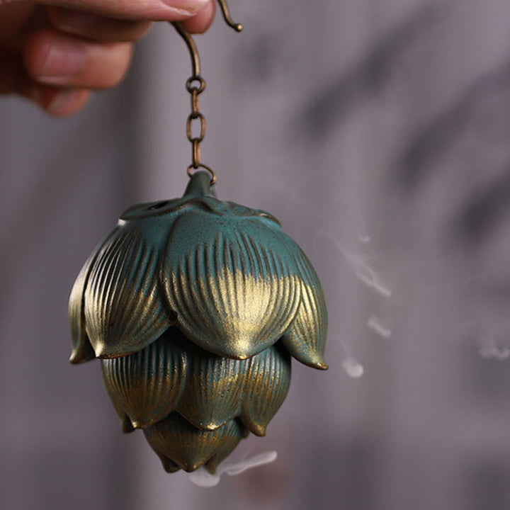 Räucherstäbchen Mit Halterung Lotus Hängend Feng Shui