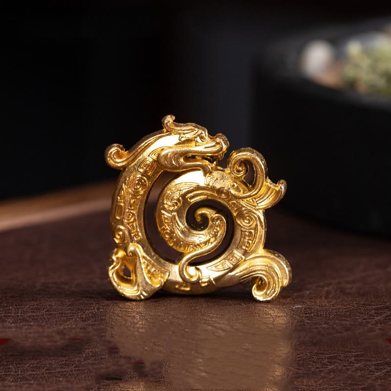 Räucherstäbchen Schale Mini Drache Legierung Glücksbringer