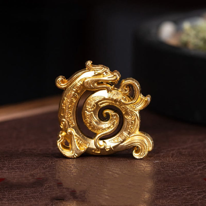 Räucherstäbchen Schale Mini Drache Legierung Glücksbringer