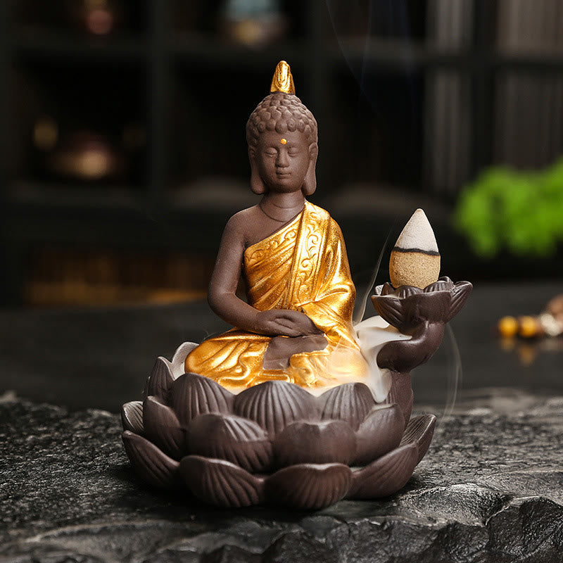 Räucherstäbchen Set Buddha Keramik Deko Feng Shui