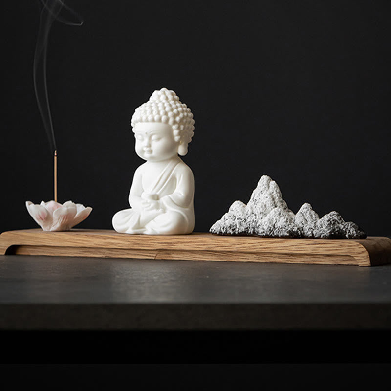 Räucherstäbchen Set Lotus Bodhisattva Keramik Deko