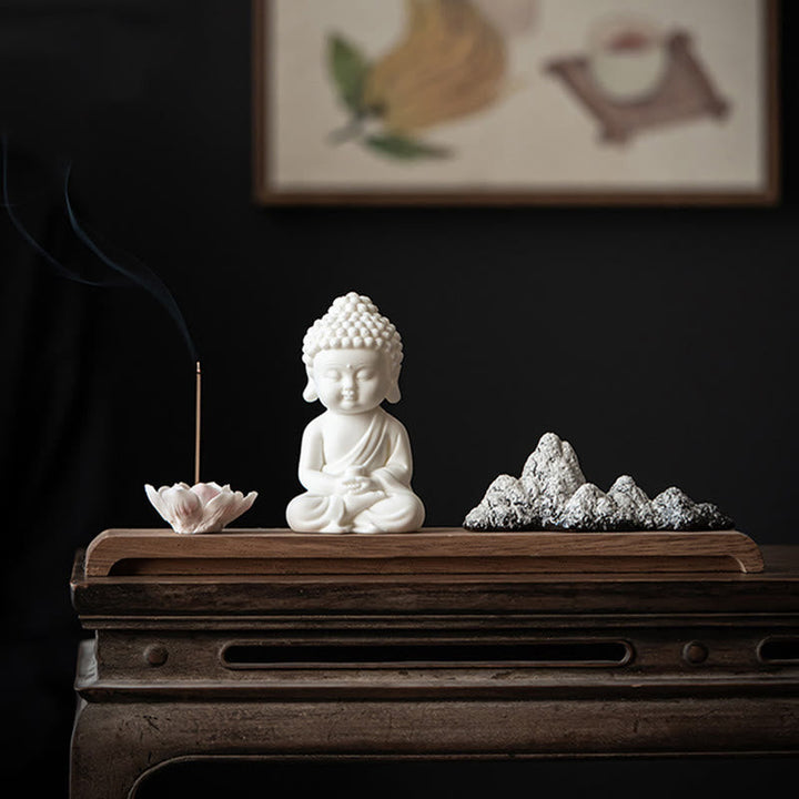 Räucherstäbchen Set Lotus Bodhisattva Keramik Geschenk