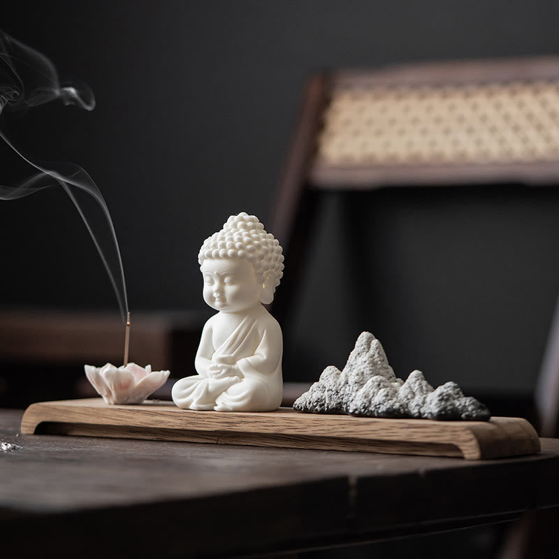 Räucherstäbchen Set Lotus Bodhisattva Keramik