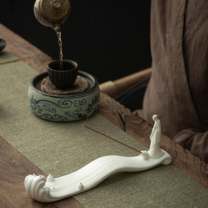 Räucherstäbchenhalter Buddha Wohnzimmer