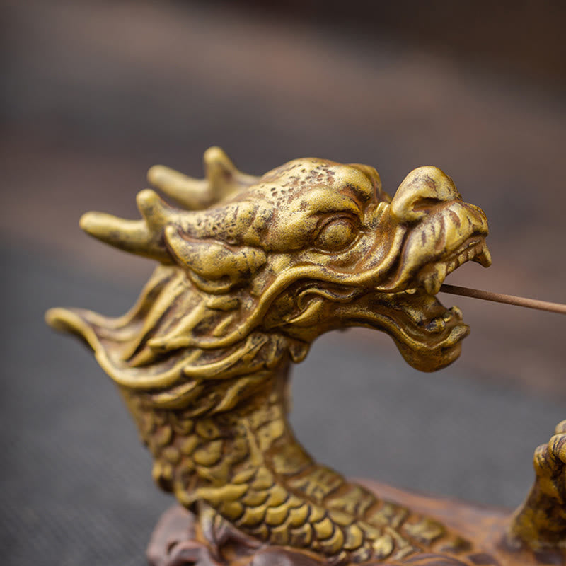 Räucherstäbchenhalter Drache Keramik Schutz Wohnzimmer
