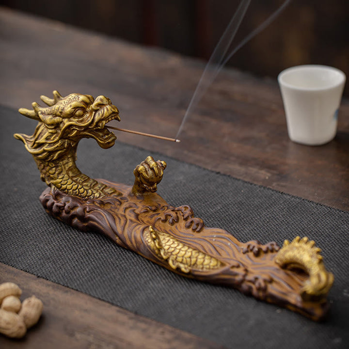 Räucherstäbchenhalter Drache Keramik Schutz