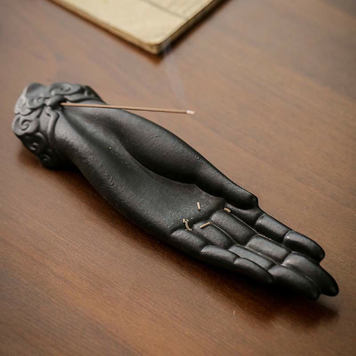 Räucherstäbchenhalter Hand Deko