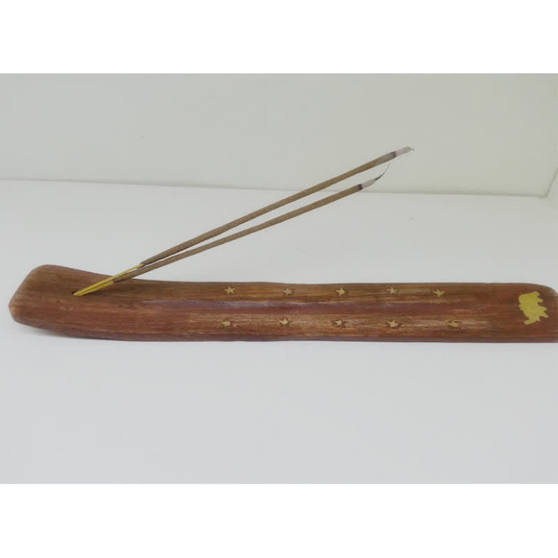 Räucherstäbchenhalter Holz Handgefertigt Deko Feng Shui