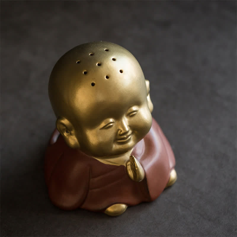 Räucherstäbchenhalter Lachender Buddha Keramik Wohnzimmer
