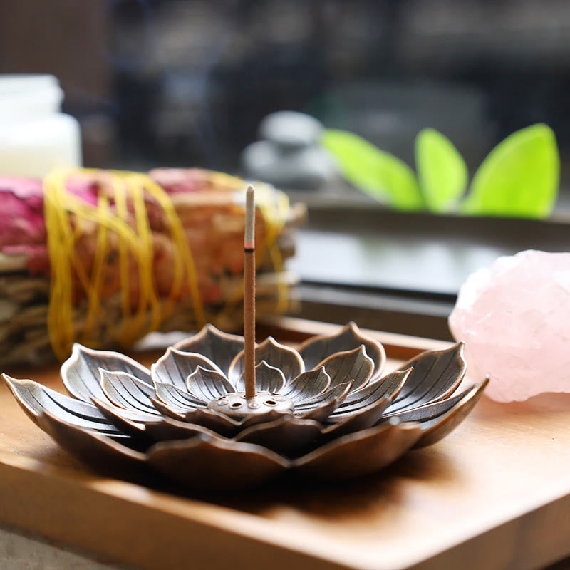 Räucherstäbchenhalter Lotus Deko