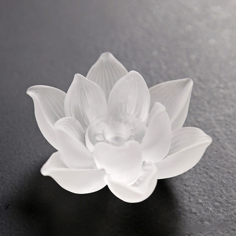 Räucherstäbchenhalter Lotus Liuli Kristall Deko