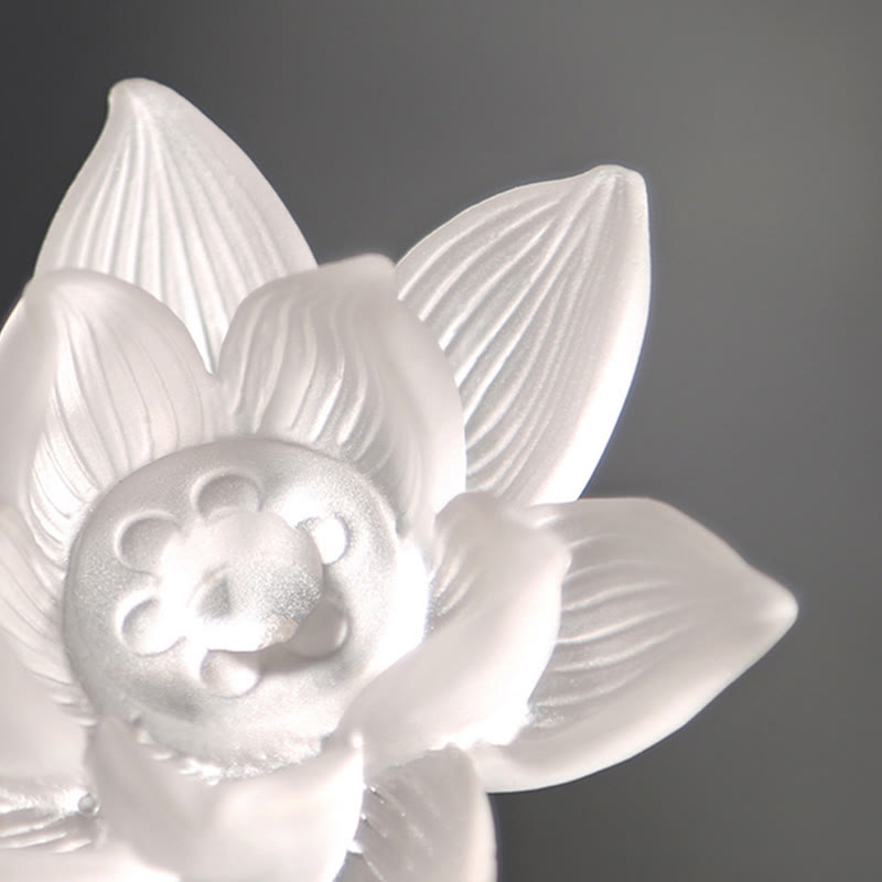 Räucherstäbchenhalter Lotus Liuli Kristall Geschenk