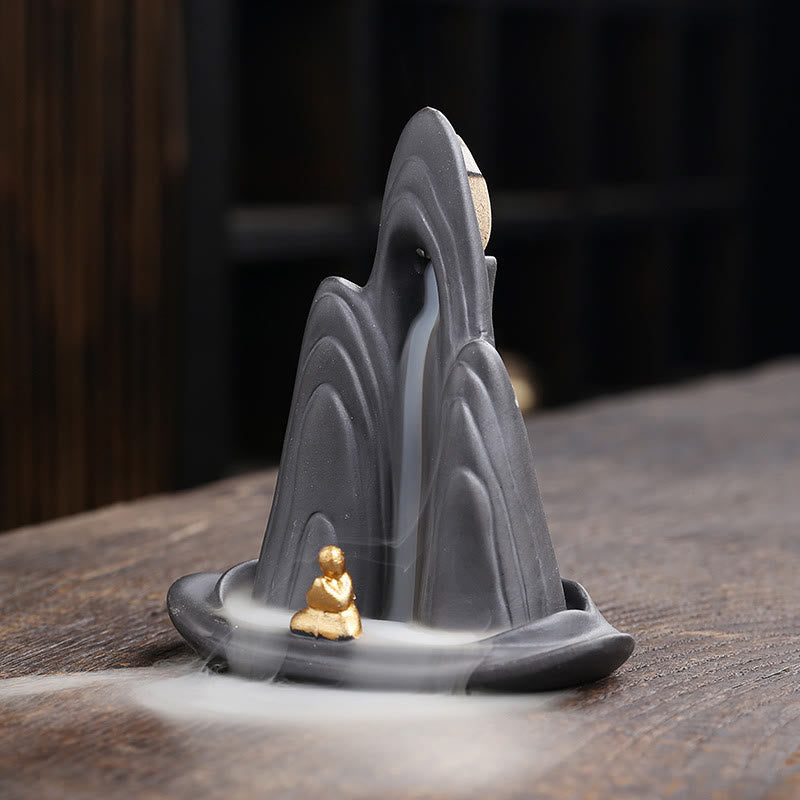 Räucherturm Mit Räucherturm Mönch Berge Keramik Feng Shui