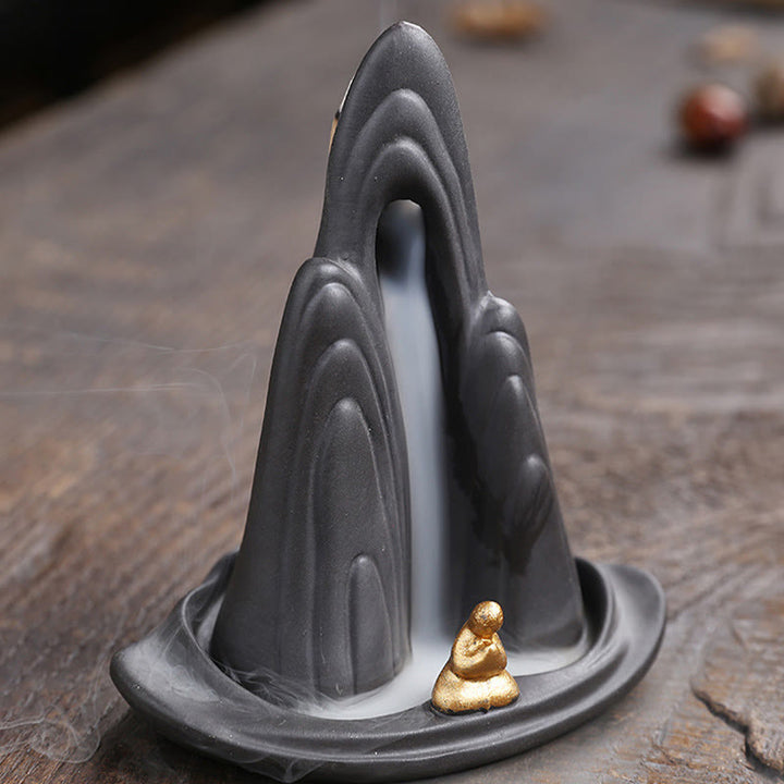 Räucherturm Mit Räucherturm Mönch Berge Keramik Geschenk