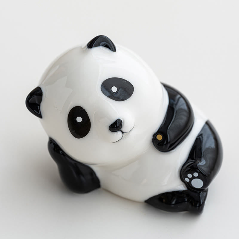 Räucherturm Panda Keramik Deko Feng Shui