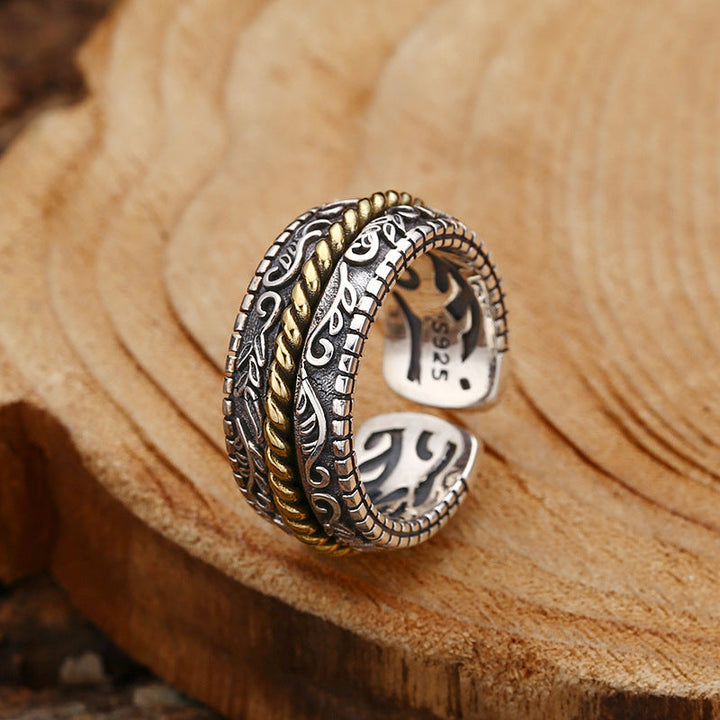 Ring 925 Silber Blume – Glück
