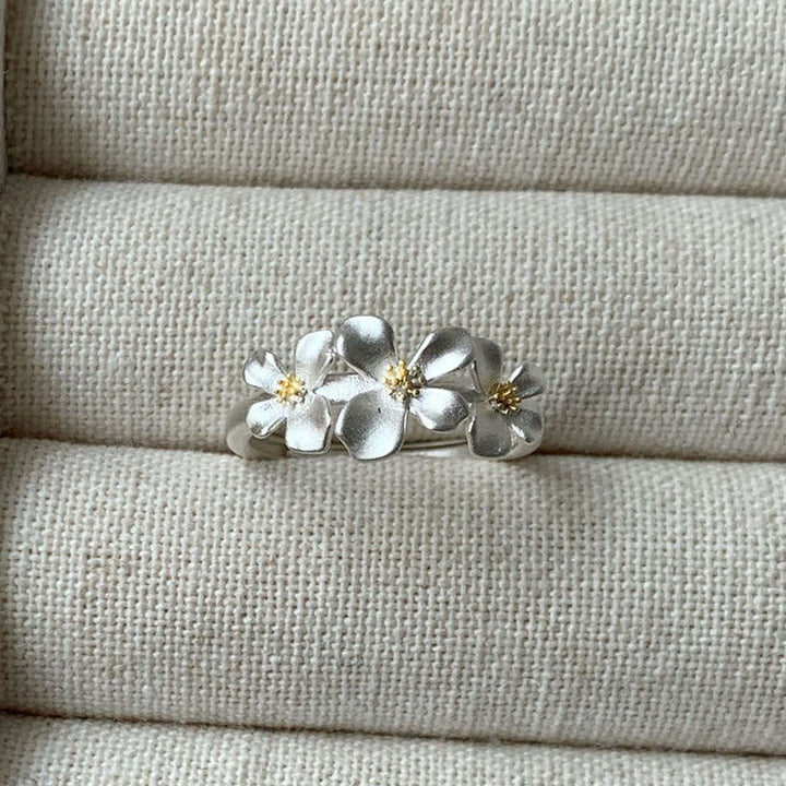 Ring 925 Silber Gardenie – Schutz