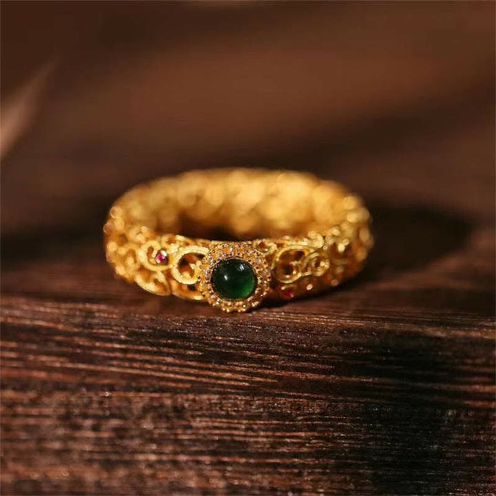 Ring 925 Silber Jade – Erfolg & Glück